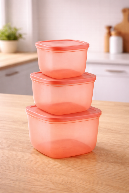 Rectangular Food Containers – Set of 3